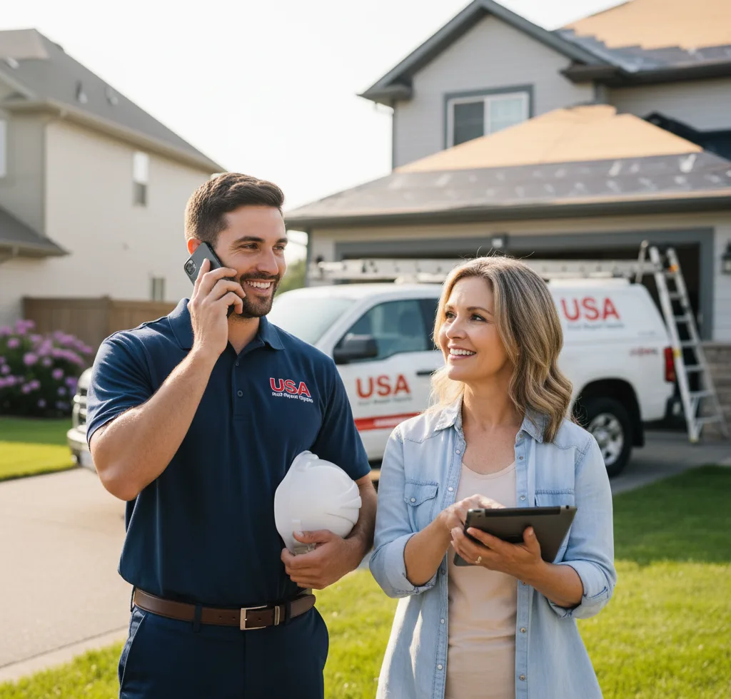 USA Roof Repair Experts customer support in Grapeview